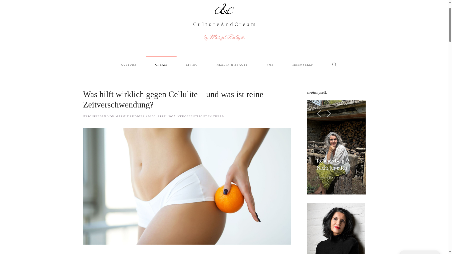 Artikel in Culture & Cream: Was hilft wirklich gegen Cellulite?