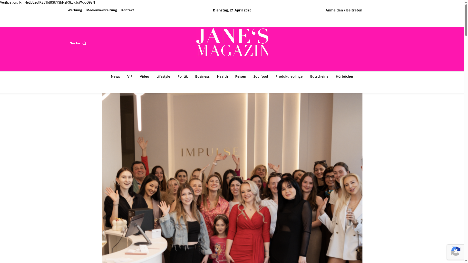 Artikel in Jane's Magazin: Haut, die du zeigen willst